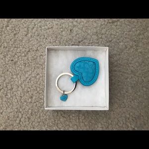 Blue Coach keychain